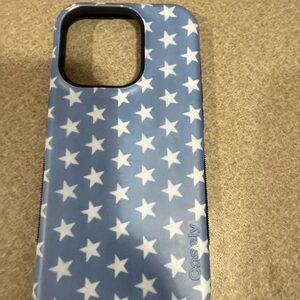 iPhone 15 pro Casely Blue Star Phone Case